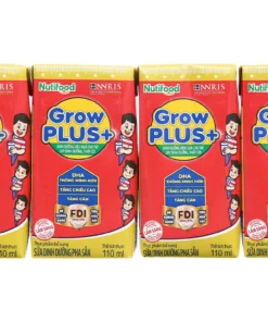 sua dinh duong pha san nutifood grow plus do 4x110ml 3