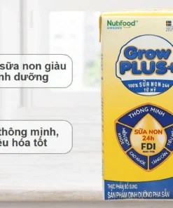 sua dinh duong pha san nutifood grow plus vang 4x110ml 1